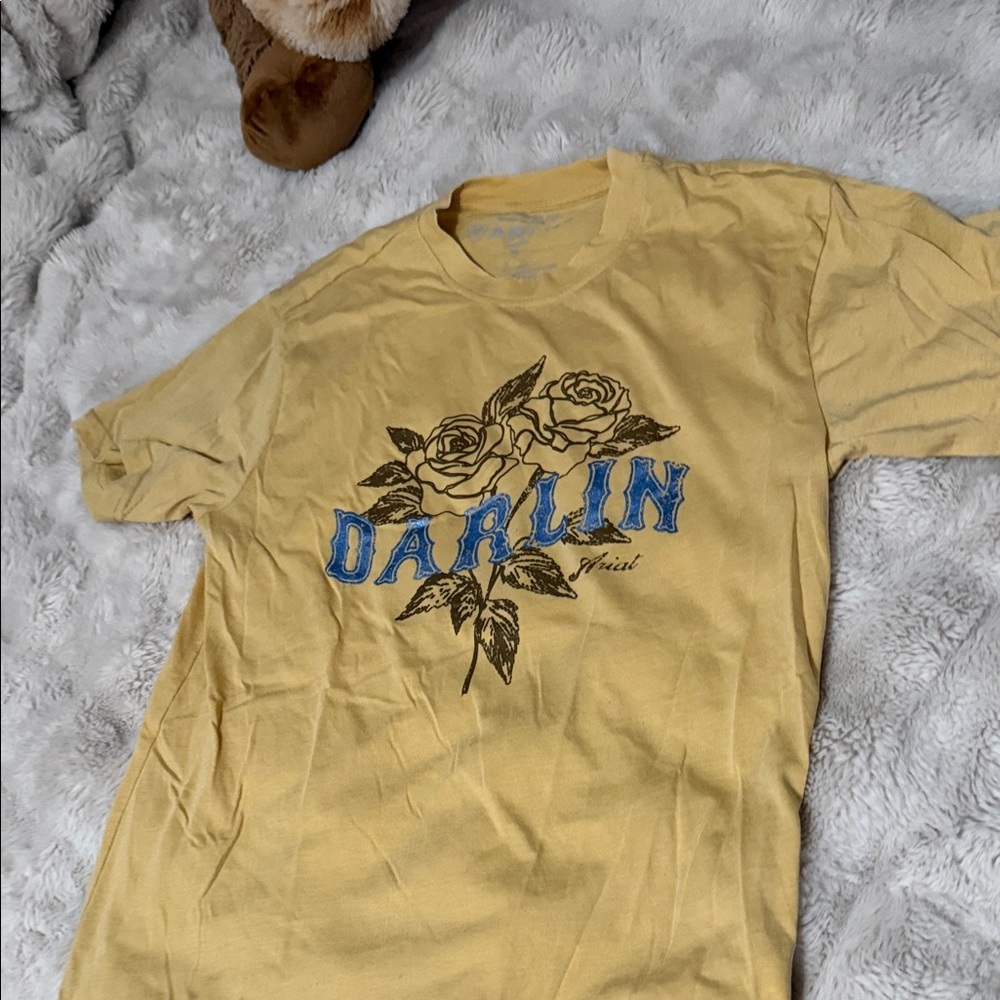 Darling Yellow Graphic T-Shirt - Picture 5 of 5
